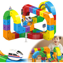 Set di treni Track Fusion 3D Infinity Track Magic Cube, corsa che sfida la gravità