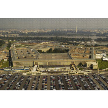 500-palainen USA Amerikka Pentagon Washington Dc palapeli - Puinen matkalahja Muistomerkki Kodinsisustus
