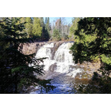 Ξύλινο παζλ 500 τεμαχίων Upper Gooseberry Falls North Lake Superior - Τοπίο Φύση Αρχική