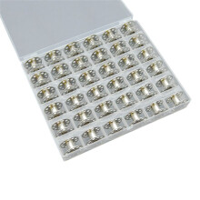 36 Pcs Metal Bobbins for Sewing Machine with Storage Box