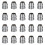 20Pcs Safety Handle Wedges Handle Replacement Iron Handles Splitting Wedges Conical Handle Wedges for Claw Hammer Sledge 1