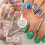 Στυλό MagicMani Nail Art σετ 12 ζωηρών χρωμάτων, γρήγορου στεγνώματος, μη τοξικό, με βάση το 5