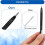 2 PCS Tungsten Carbide Scriber with Magnet 12 Replacement Marking Tip, 4