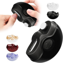 Elektrischer Nagelknipser mit Polierfunktion, 3-in-1-Automatik mit 2 Geschwindigkeitsstufen und Nagelresteaufbewahrung, USB-aufladbar, sicher, sc