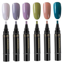 6 Nagellackstifte, 6 Farben, schnelltrocknend, hochglänzend, langanhaltend, Geschenkidee für Frauen
