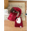 Whimsy Twee Neck Scarf Apple Pattern Winter Warm Whimsical 2000s Accessory 8