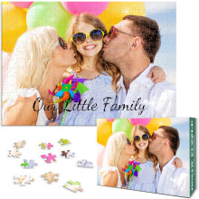 Custom Photo Jigsaw Puzzle for Adults from Your Pictures - Personalized 120/200/300/500/1000 Pieces Family Gift