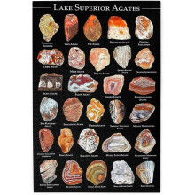 1000 bitars agatkunskap Lake Superior agatdiagram pussel - pedagogiskt pussel, present till kvinnor och män