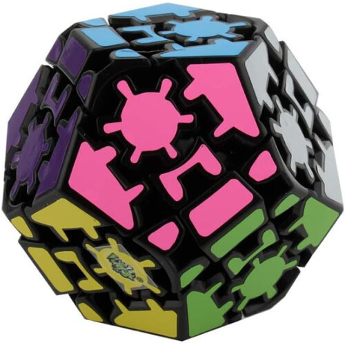 Gear Megaminx 3D Gear Cube Magic Cube Smooth Pentagonal Dodecahedron Speed Puzzle Cube Brain Teaser Puzzles 2