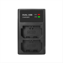 USB LCD Camera Battery Charger for NP-FZ100, Compatible with A7r3 R4 A