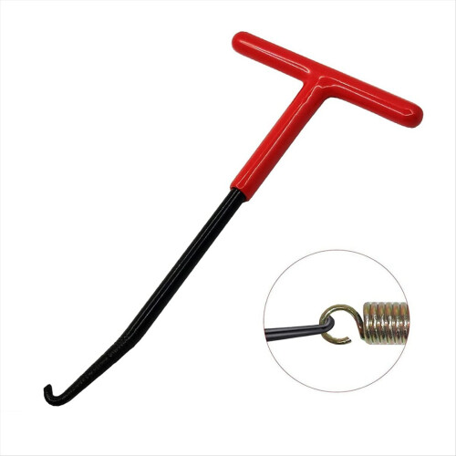 2 Pcs Exhaust Pipe Spring Disassembly Puller Modified T-Type Hook Stee 2
