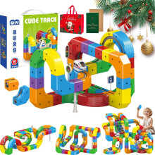 Track Fusion Next Generation 3D Train Routes Mix-Match STEM Cubes 360 Loop
