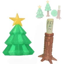 Laberinto de dinero con forma de árbol de Navidad, caja de regalo creativa para billetes, monedas, divertido soporte para regalos de Navidad, calcet