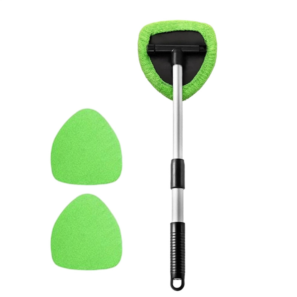 Car Windshield Cleaner With Extendable Handle And Microfiber Pad For Glass And Mirrors 9339159898338