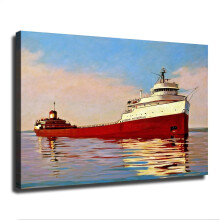 Houten puzzel van 1000 stukjes met het thema SS Edmund Fitzgerald - Vakantiepuzzels, de beste hersentraining voor volwassenen