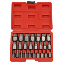 25 Pieces Screw Extractors Hex Shank Imperial Remover Tool for Damaged
