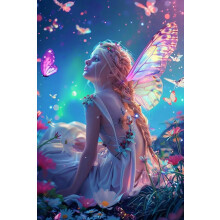 Drewniana układanka Butterfly Wizard 1000 elementów dla dorosłych, dumne wyzwanie i dekoracja pokoju w tematyce podróży marzeń