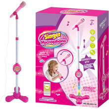 Spielzeug-Karaoke-Mikrofon für Kinder, 320 g, mit Ständer, robust