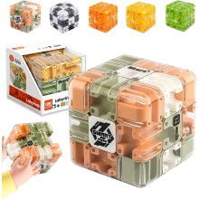 Laberinto 3D grande, rompecabezas, cubo, juguete para el cerebro, rompecabezas mágico, cubo, bola, juego de laberinto de gravedad Morandi