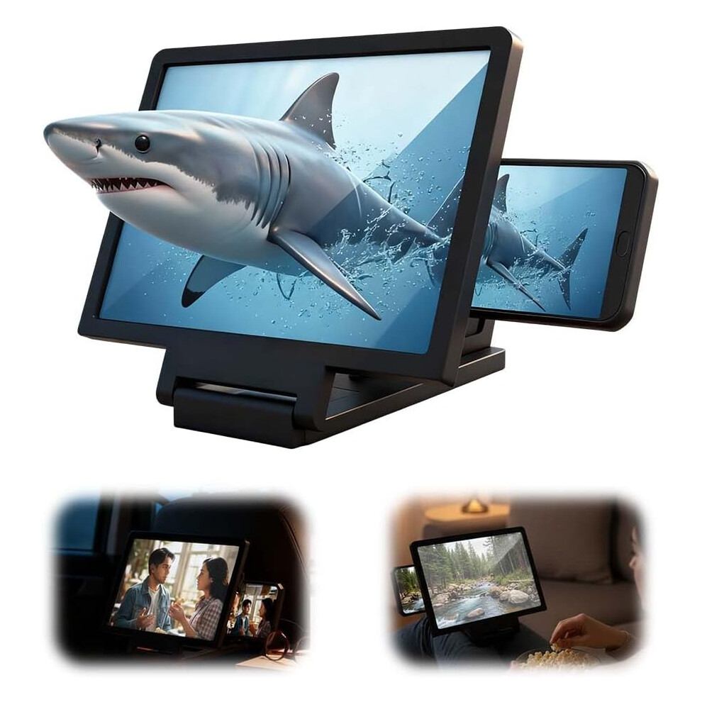 Oimg Screen Magnifier New Version 3D Hd Mobile Phone Magnifier Projector Foldable