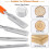 4 Piece Wood Chisel Sets Woodworking Tools Set, Chisels for with Steel 5