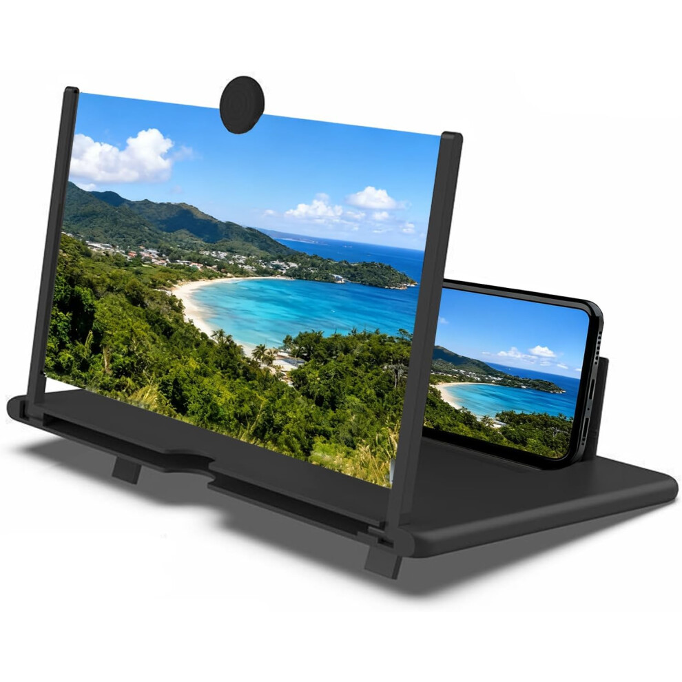 12" Screen Magnifier New Version 3D Pull-Out Hd Screen Phone Projector 3233223013428