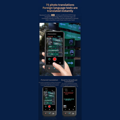 Z16 AI Intelligent Voice Real Time Translator Machine 139+ Multi Onlin