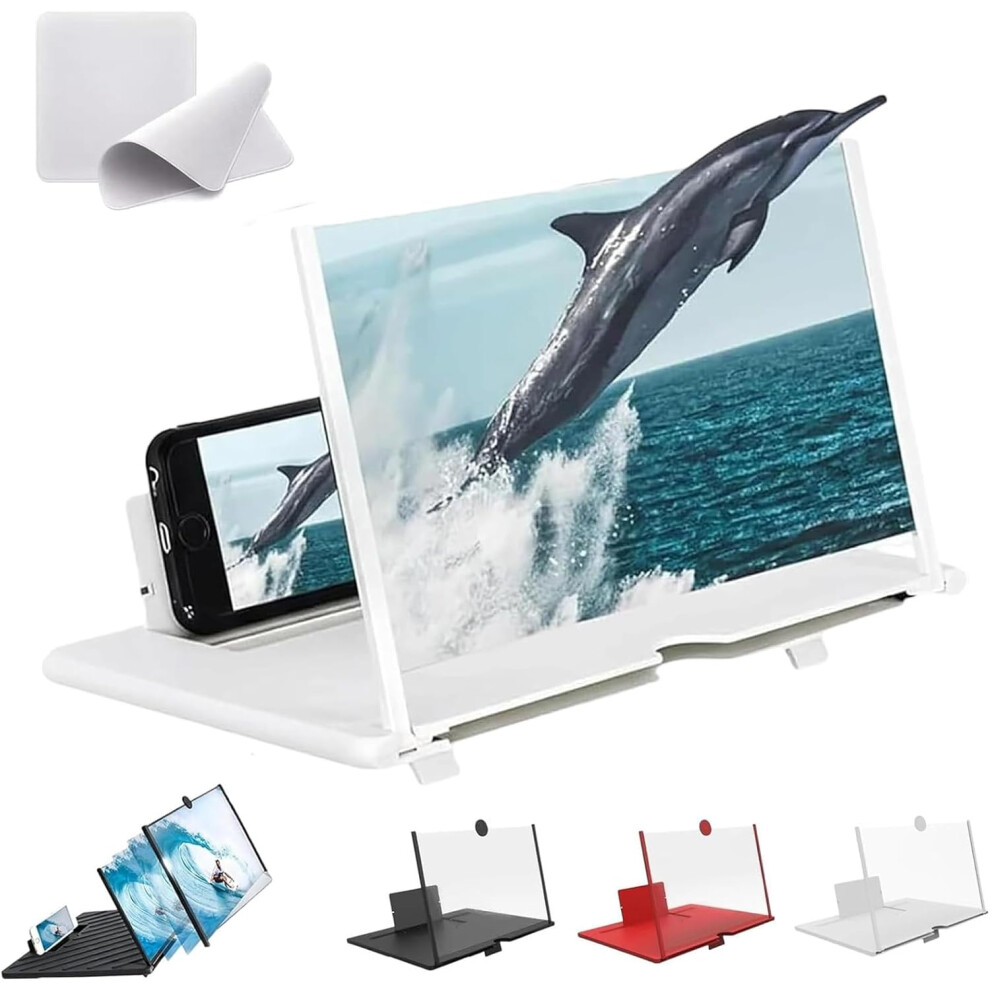 Oimg New Mobile Phone Magnifier Projector Screen 3D Ultra-Hd Magnifying Enlarger