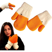 Grappige ganzenhandschoenen 2026 Leuke dierenwanten voor dames, warm, winter, zachte voering