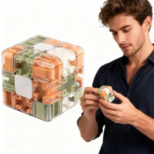 Laberinto 3D Rompecabezas Laberinto Cubo Laberinto Rompecabezas Cubo Conciencia Espacial Entrenamiento Cerebral Alivio del Estrés Desarrollo Lógico
