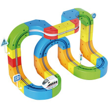 Electric Train Set 3D Infinity Track Kids Building Toy Flexible Track