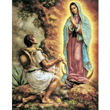 Virgen De Guadalupe Jungfru Maria 300 bitars träpussel, pedagogisk förskolepresent för färg- och forminlärning