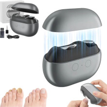 Neue 3-in-1-Automatik-Elektronagelschere für Senioren mit Polierfunktion und LED-Licht, schmerzfreier Trimmer für dicke Nägel (2026)