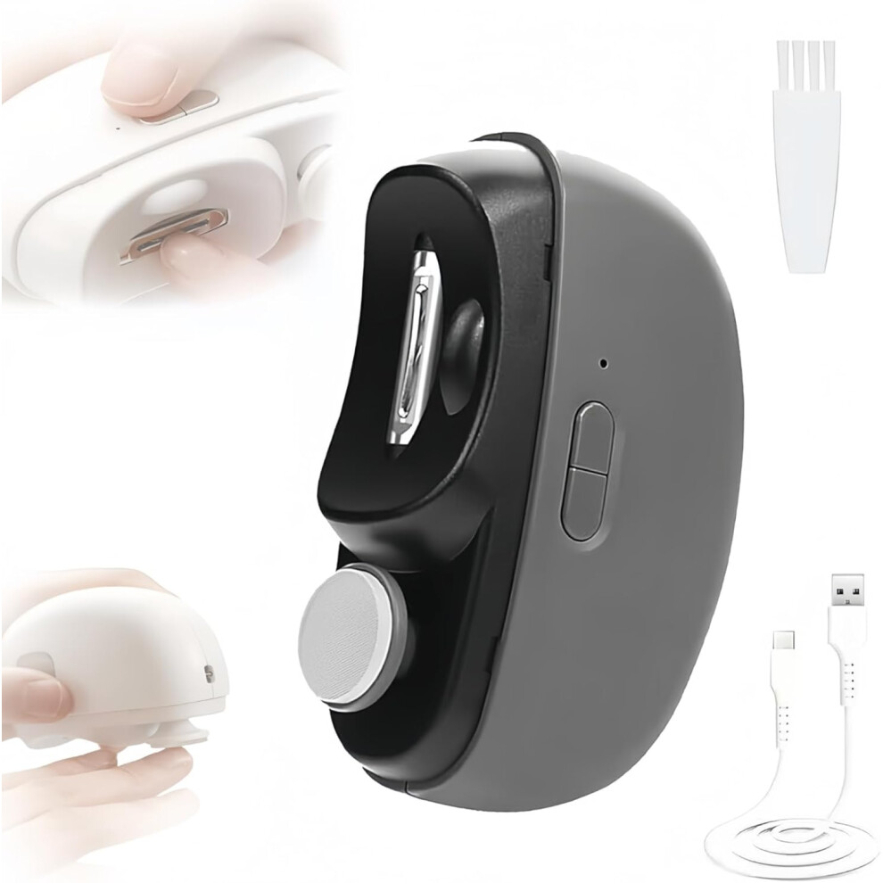 Oimg Electric Nail Clipper 3 In1 Automatic With Polishing For Fingers Toes Toenail Clippers 2 Adjustable Speeds Senior Adults