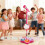 Microfone infantil com suporte, brinquedo para karaokê, compatível com celulares, MP3 e tablets. 2