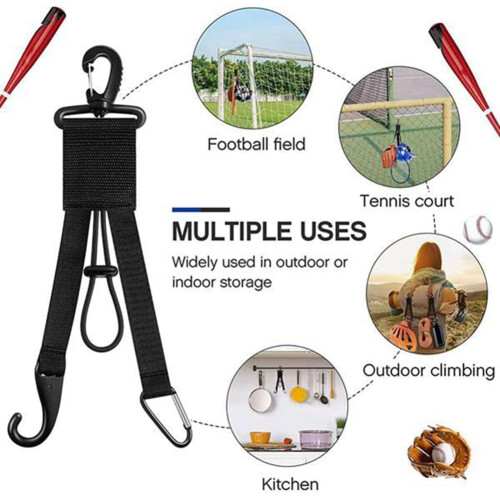 2 Pcs Baseball Bat Buckle Hook Buckle Softball Buckle 1