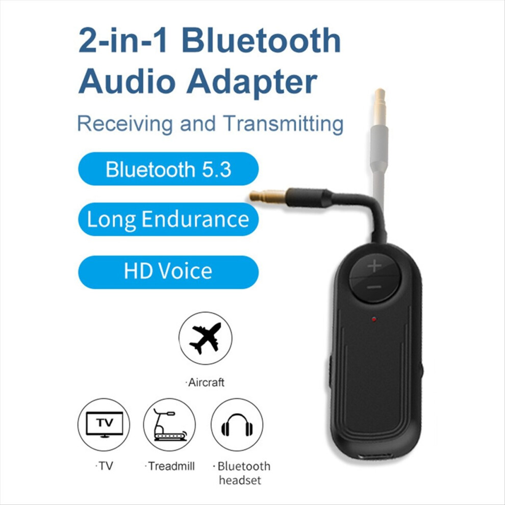 Bluetooth 5.3 Audio Receiver Transmitter 3.5Mm Aux With Mic Stereo Mus 4852494342069