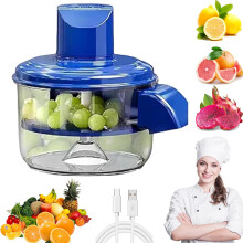 Transparante elektrische fruit- en groenteschiller, druivenschiller, oplaadbaar