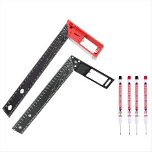 12-Zoll-Winkelmesser, Zimmermannswinkel, Holzbearbeitungslineal, T-Werkzeug, Ri
