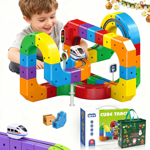 Cube Track Fusion Toy Gravity-Defying 3D Infinity Track STEM Learning