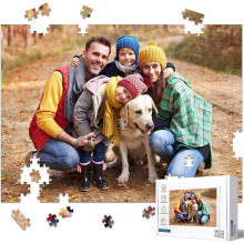 Custom Jigsaw Puzzles from Your Photos - Personalized 300/500/1000 Piece Puzzle with Text
