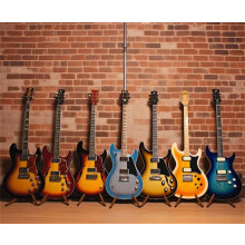 500-teiliges Musik-Gitarren-E-Gitarren-Formations-Holzpuzzle – Lernspiel für die ganze Familie