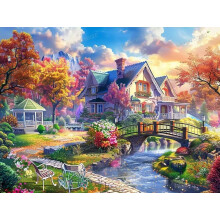 500 Pieces Spring Landscape Jigsaw Puzzle - Challenging Educational Toys Puzzles Reduced Pressure Gift UK