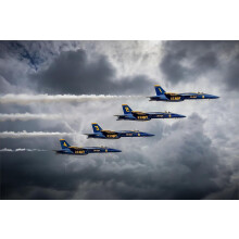 500 Piece Blue Angels Flight Squadron and Fighter Plane Jigsaw - Fun Challenging Educational Gift Art Home