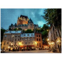 500 Piece Chateau Frontenac Hotel Quebec City Canada Jigsaw Puzzle - Family Wooden Puzzle Toy