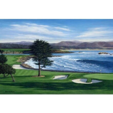 Παζλ 1000 τεμαχίων Pebble Beach - Δώρο για παιχνίδι παζλ με προκλήσεις και ερεθίσματα