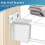 6 Pack Wire Shelf End Brackets Closet Shelves Brackets Plastic Wall Mo 4