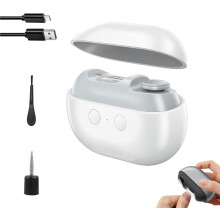 Easyclip Smart Negleklipper 3 i 1 Elektrisk til Seniorer Designet til Ekstra Hårde Tykke Neglelak med Lys Hvid
