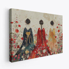 Koreansk Hanbok Traditionel Folkekunst 1000 Brikker Træpuslespil, Jule Hjernetræning Puslespil