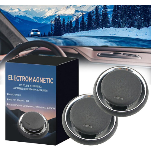 Elektromagnetisches Schneeräumgerät mit Frostschutzmittel, verbesserte Version, 2 Stück